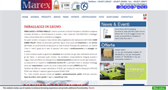 Desktop Screenshot of marex-imballaggi.it